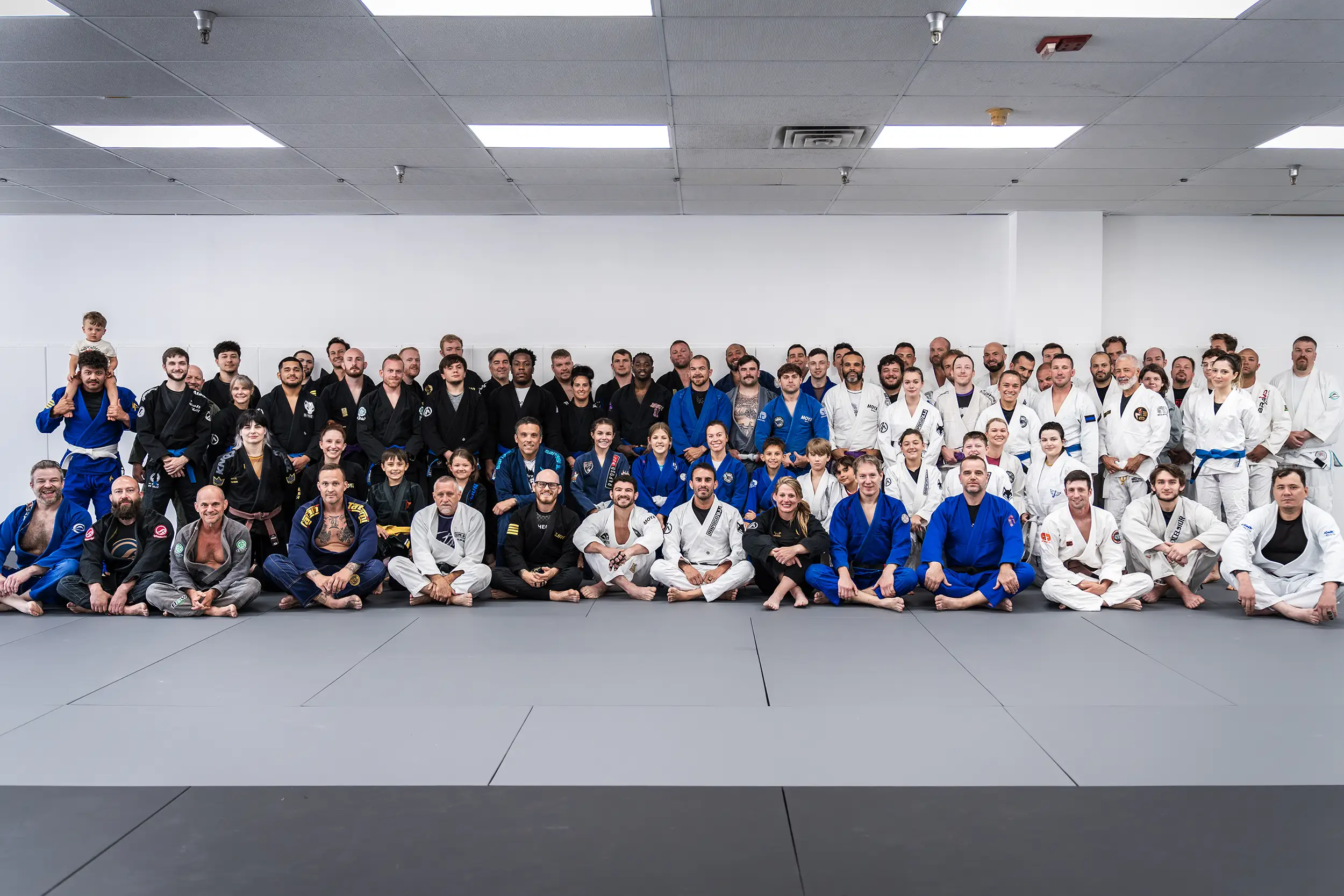 The entire team at Raposo BJJ Academy, where they have the best BJJ in Slidell LA